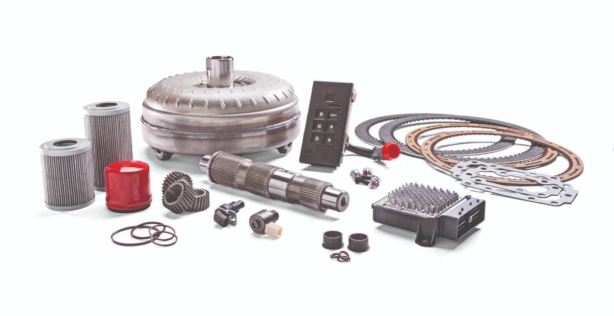 Full range of genuine Allison Transmission parts including filters, torque converter, shift selector, clutch plates, ECU, seals and gaskets